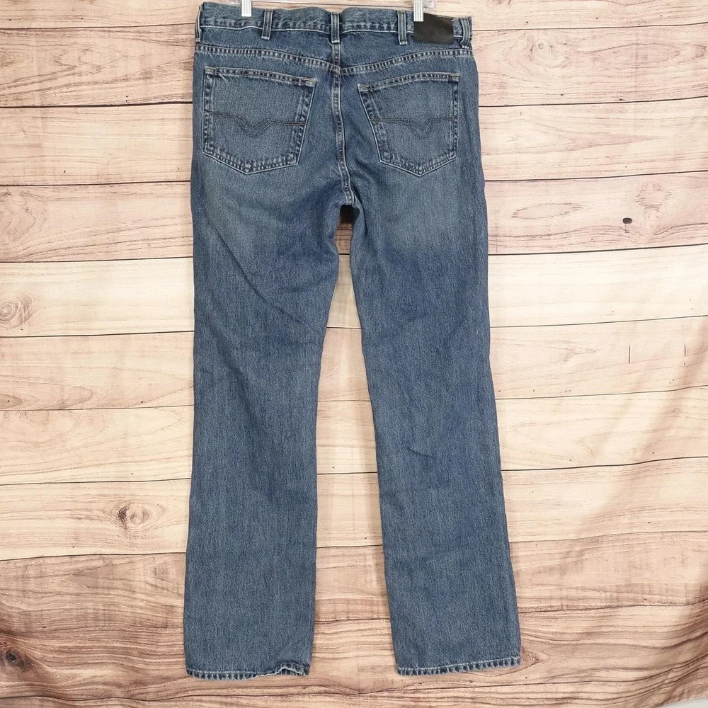Harley-Davidson Jeans Mens 38x36 Blue Medium Wash Boot Cut Denim Pants